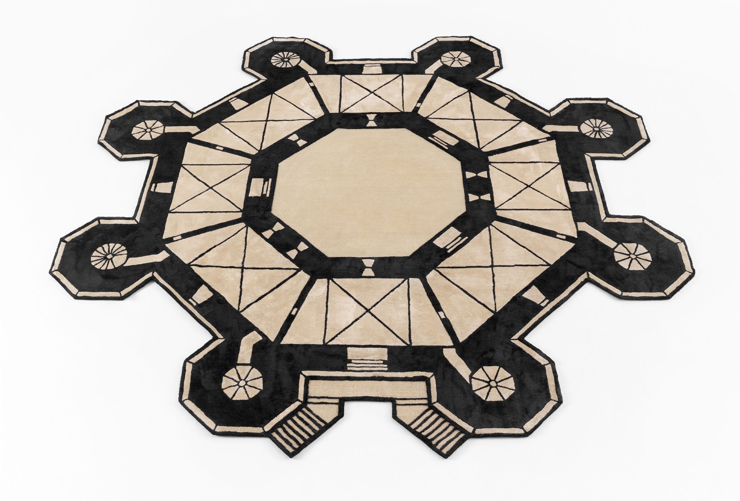 Ковер ручной работы из шерсти и шелка Tapis Rouge памятники ARCH-00115022 - Вид №3