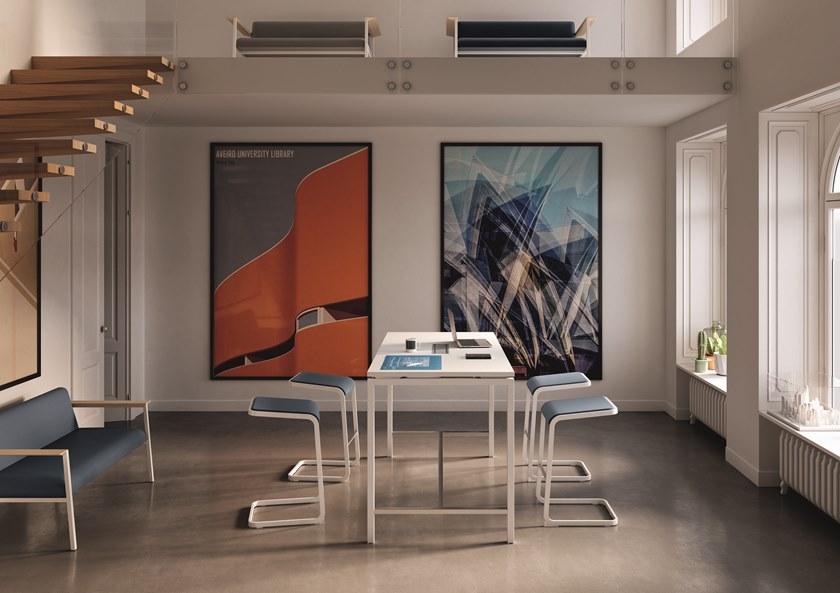 Quadrifoglio Прямоугольный стол для совещаний с системой управления кабелями Creo sun-id-1349126 - Вид №1