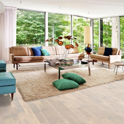 Паркетная доска Kahrs Дуб Сливки 2600200525 - Вид №9