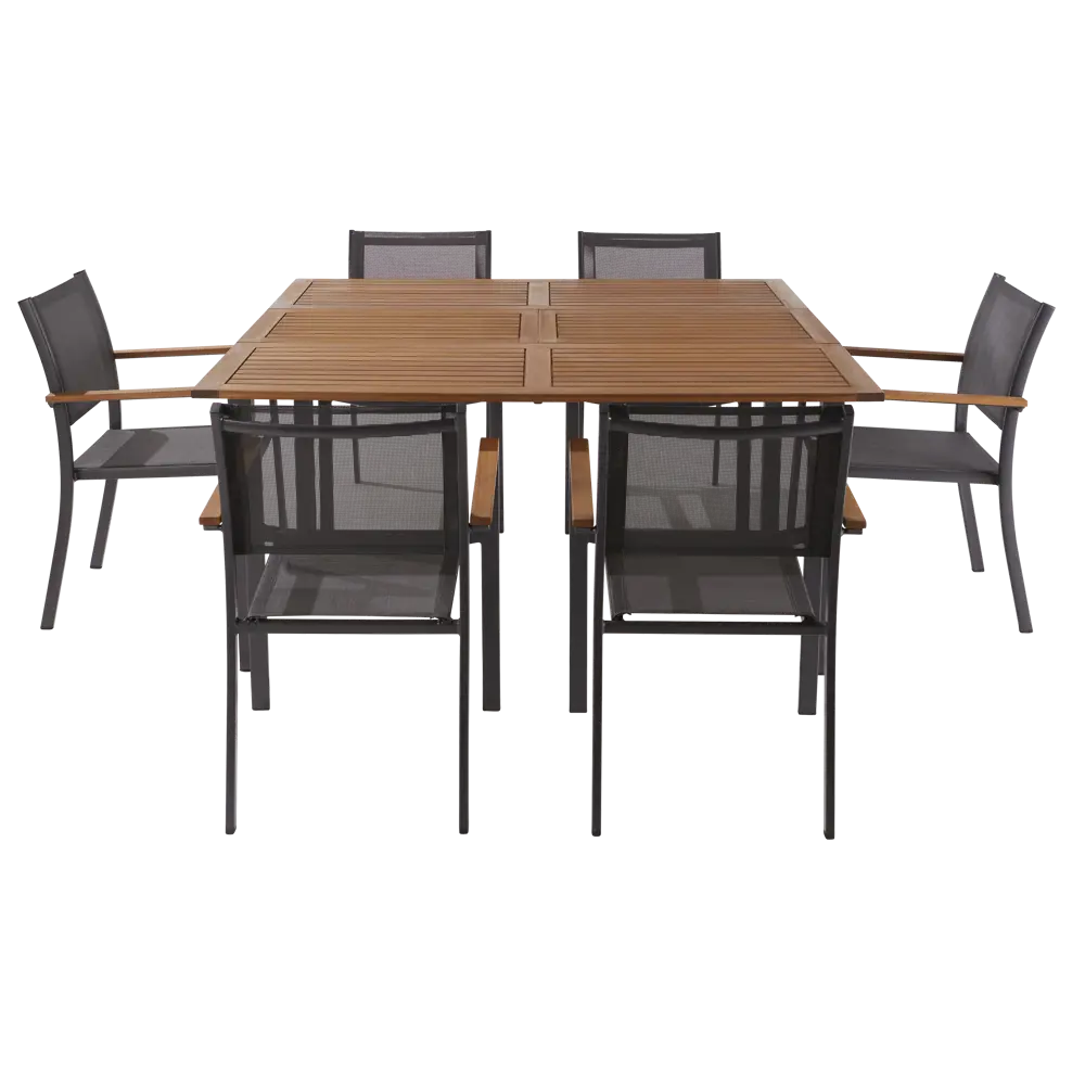 Стол NATERIAL Oris раздвижной для сада с эвкалиптовой столешницей 83984498 STLM-0045797 - Вид №9