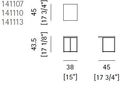 Arketipo Прямоугольный сервировочный столик в сукупире sun-id-1412089 - Вид №5