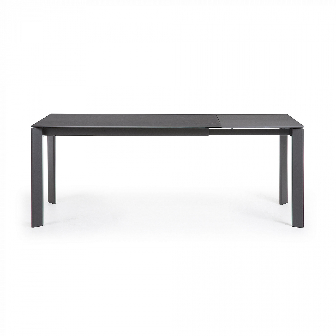 053287 Стол Atta 140 (200) x90 антрацит керамика La Forma Axis - Вид №1