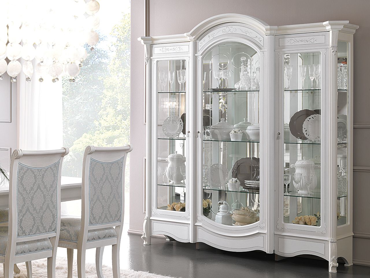 Деревянная витрина со встроенным освещением CASA +39 Prestige ARCH-00077641