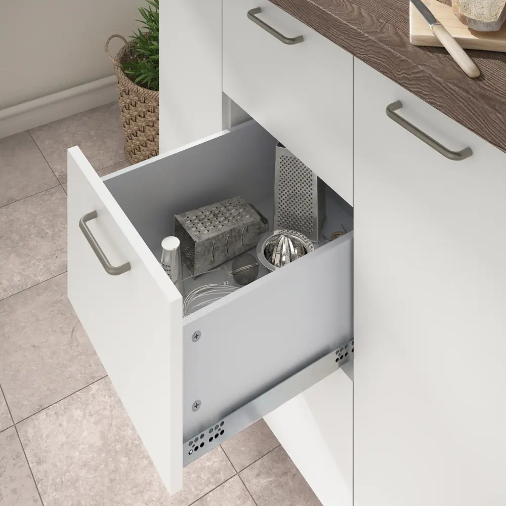 Выдвижной ящик Delinia для кухни 35.2×17.7×51.1 см серый ЛДСП 82169300 STLM-0021003 - Вид №3