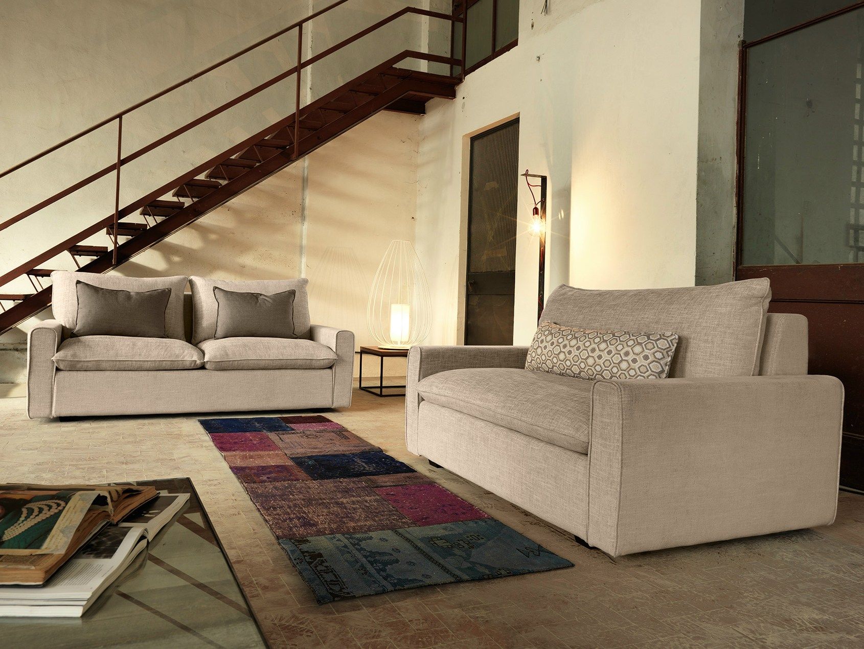 3-местный тканевый диван с полуостровом Domingo Salotti Анри ARCH-00045376 - Вид №3