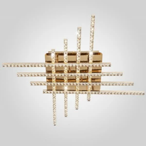 Потолочный светодиодный светильник Eurosvet Soprano 90041/8 золото EUROSVET SOPRANO GOLD 202275 Золото;прозрачный