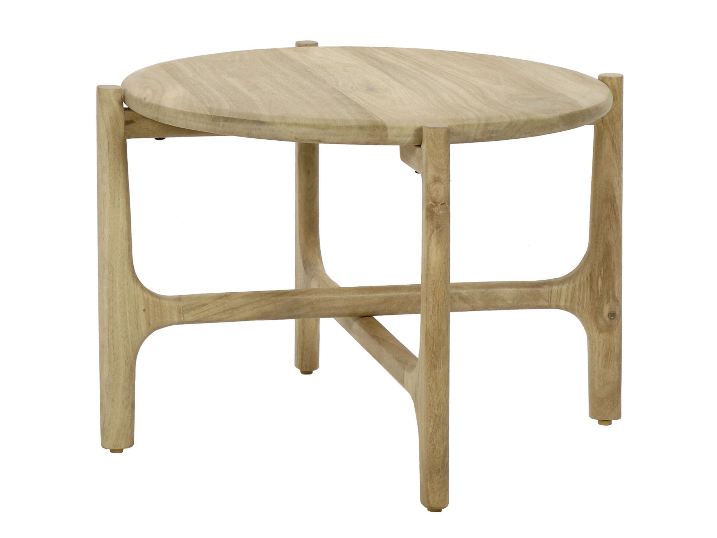 Круглый журнальный столик из манго POMAX CABANE ARCH-00072020