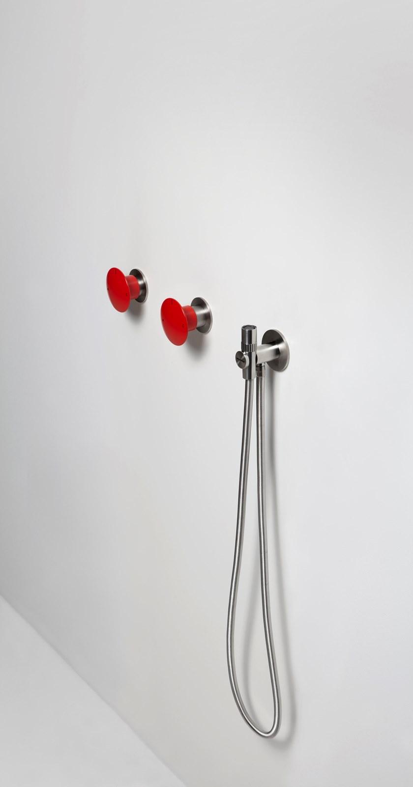 Antonio Lupi Design Настенный ручной душ из матовой стали с гибким Antoniolupi sun-id-1510718 - Вид №1