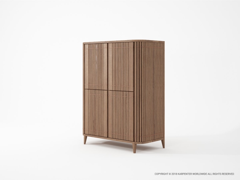 506_972 Шкаф 4 двери Karpenter Koppar - Вид №1