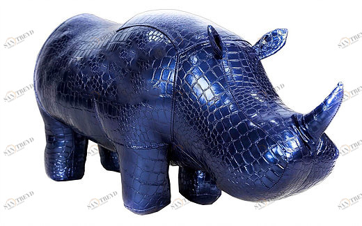 Пуф "Носорог" 85х35 ультрамарин EUROSON ЖИВОТНЫЕ 126094 Ультрамарин