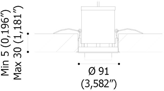 Aldabra Полувстраиваемый светодиодный светильник sun-id-1375938 - Вид №13