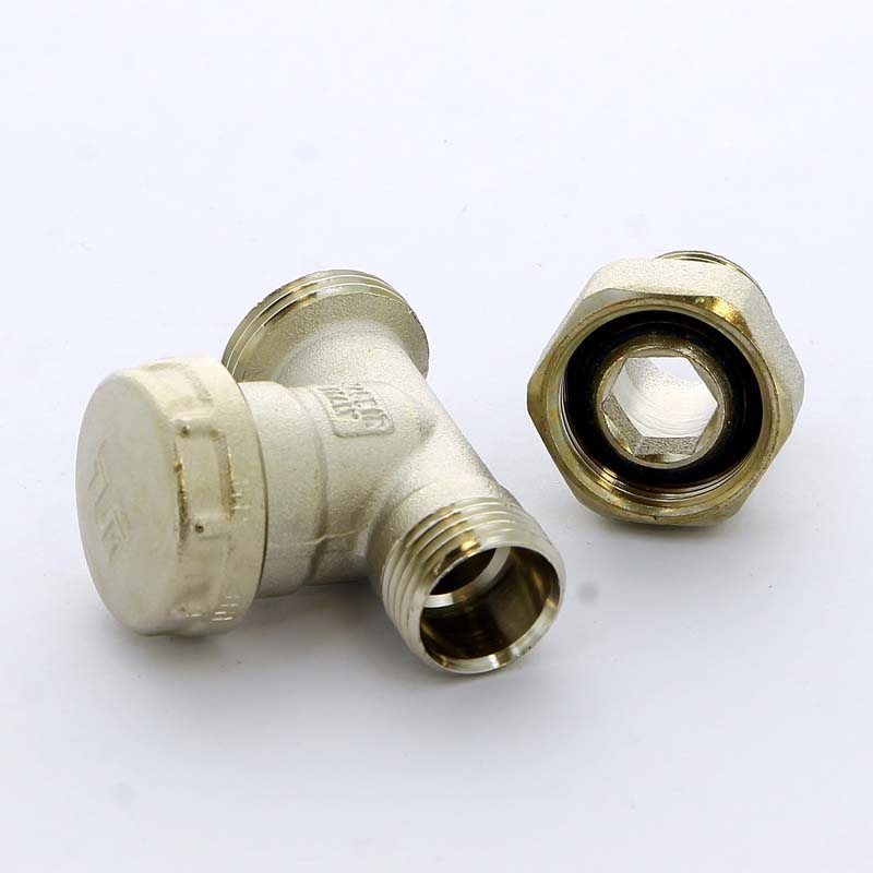 Вентиль НН для радиаторов обратный с разъемным соединением TIEMME 1/2"-1/2"х16 3330021 - Вид №1