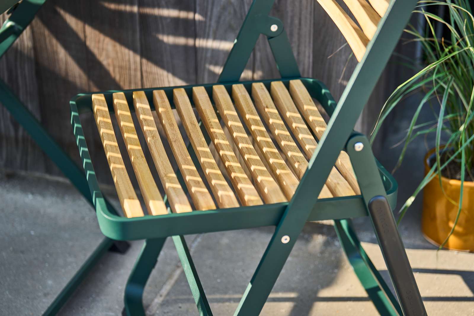 Складной стул из алюминия и бамбука с открытой спинкой Mindo Mindo 121 ARCH-00150806 - Вид №10