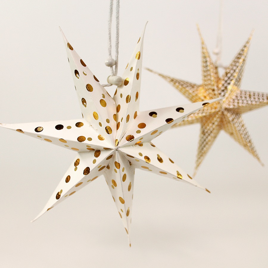 en_ny0068 Набор декоративных елочных украшений stars, 6 шт. EnjoyMe  - Вид №2