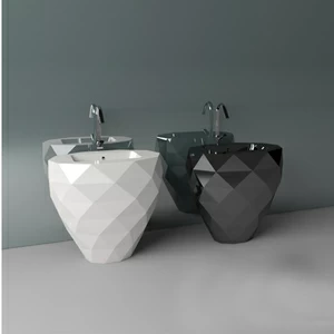 DIAMONDWHITEBASIN90X54 Накладная раковина на столешницу  овальная Aquamass