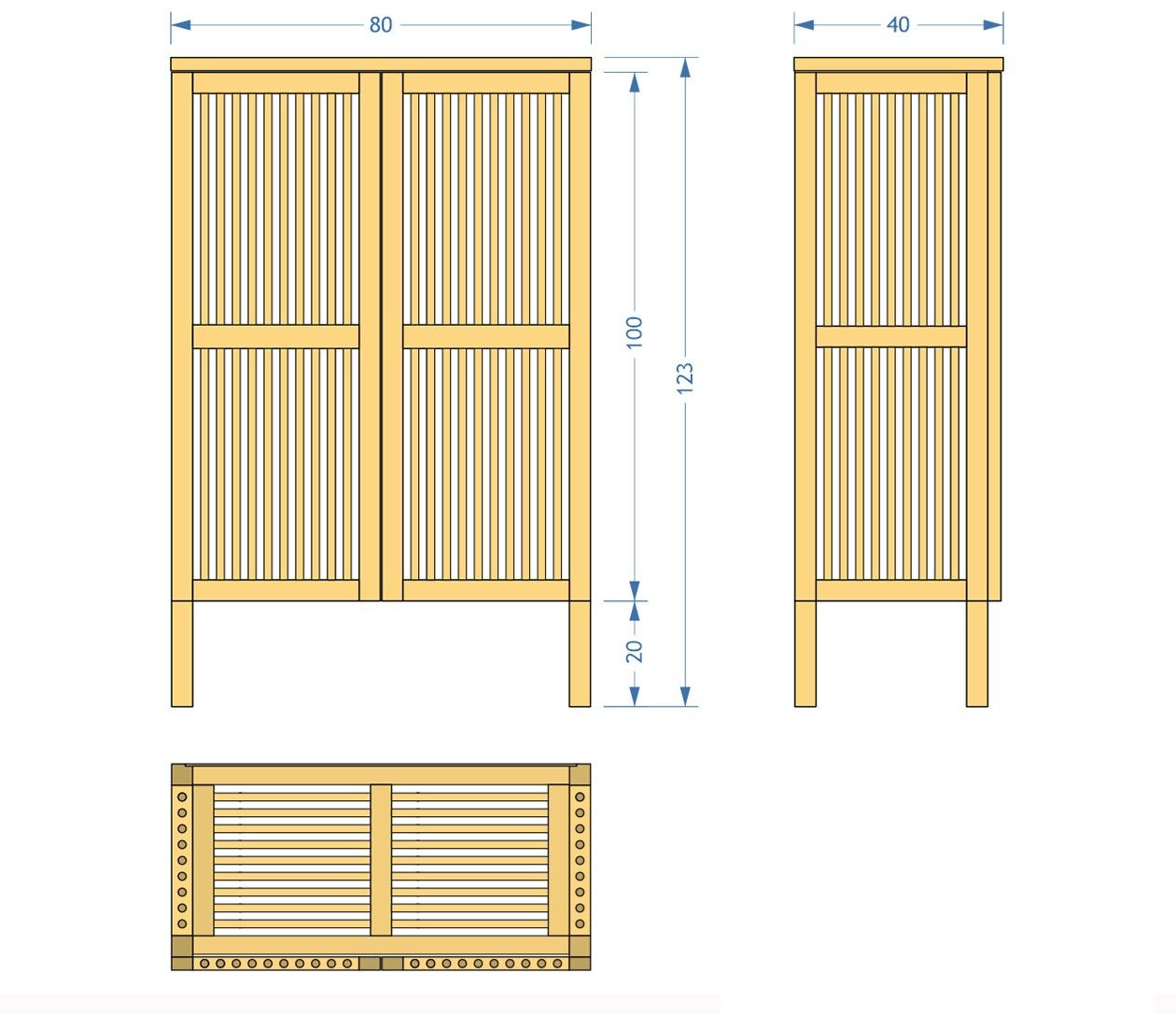 sixay furniture Тумба из массива дерева sun-id-1415948 - Вид №2