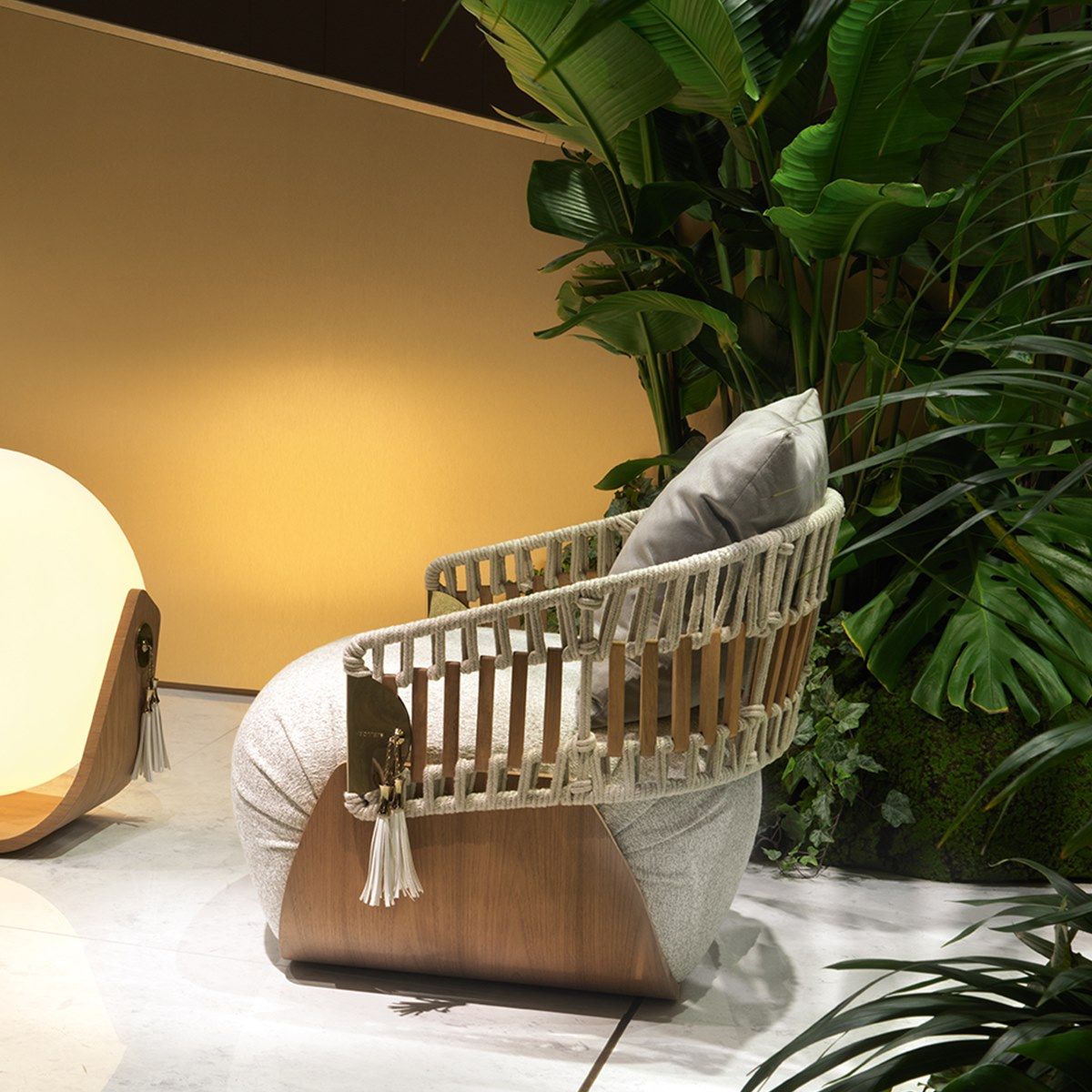 Веревочное садовое кресло с подлокотниками Visionnaire Kathryn ARCH-00097675 - Вид №2