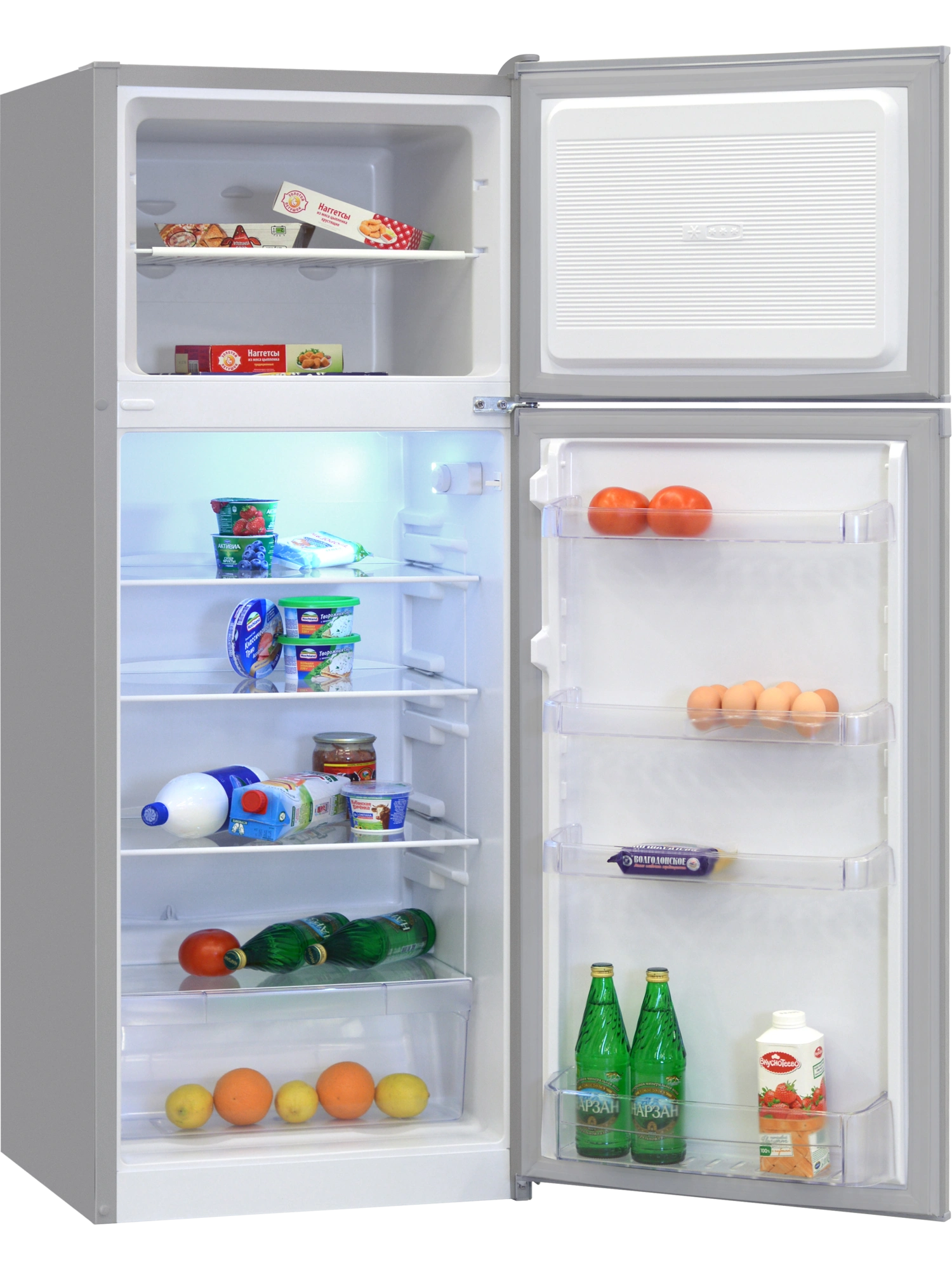 9291911 Холодильник с морозильником   NORD NRT 145 132 серебристый STDN-0077979 - Вид №1