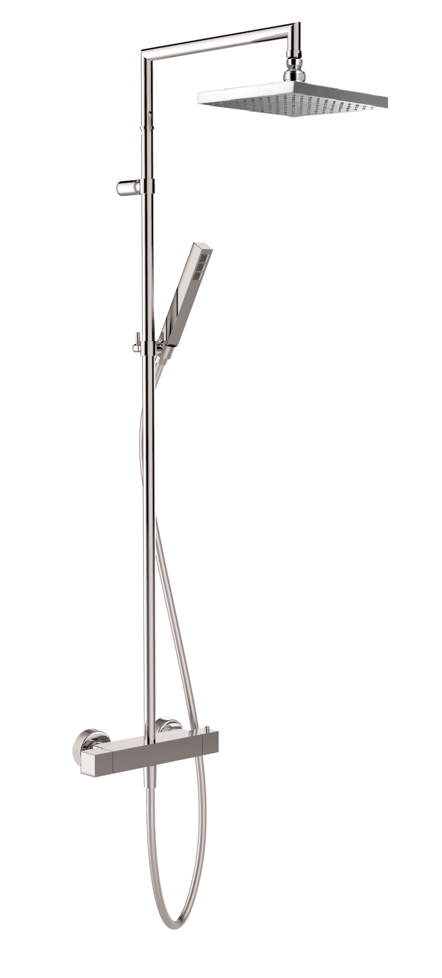 00-1220E-CR CARIMALI Телескопическая Extreme Square, душевая лейка Extreme 