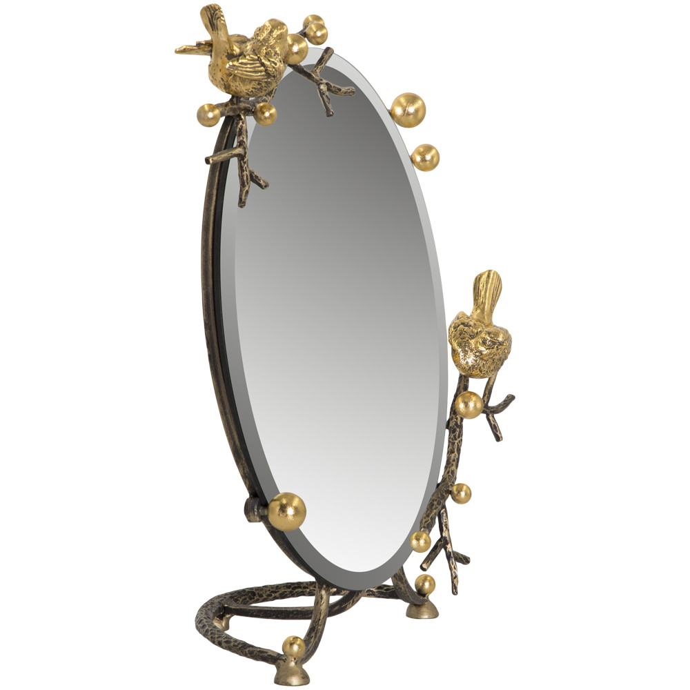 79029 Зеркало Терра настольное Каштан Амбер BOGACHO 4627196590380 - Вид №1