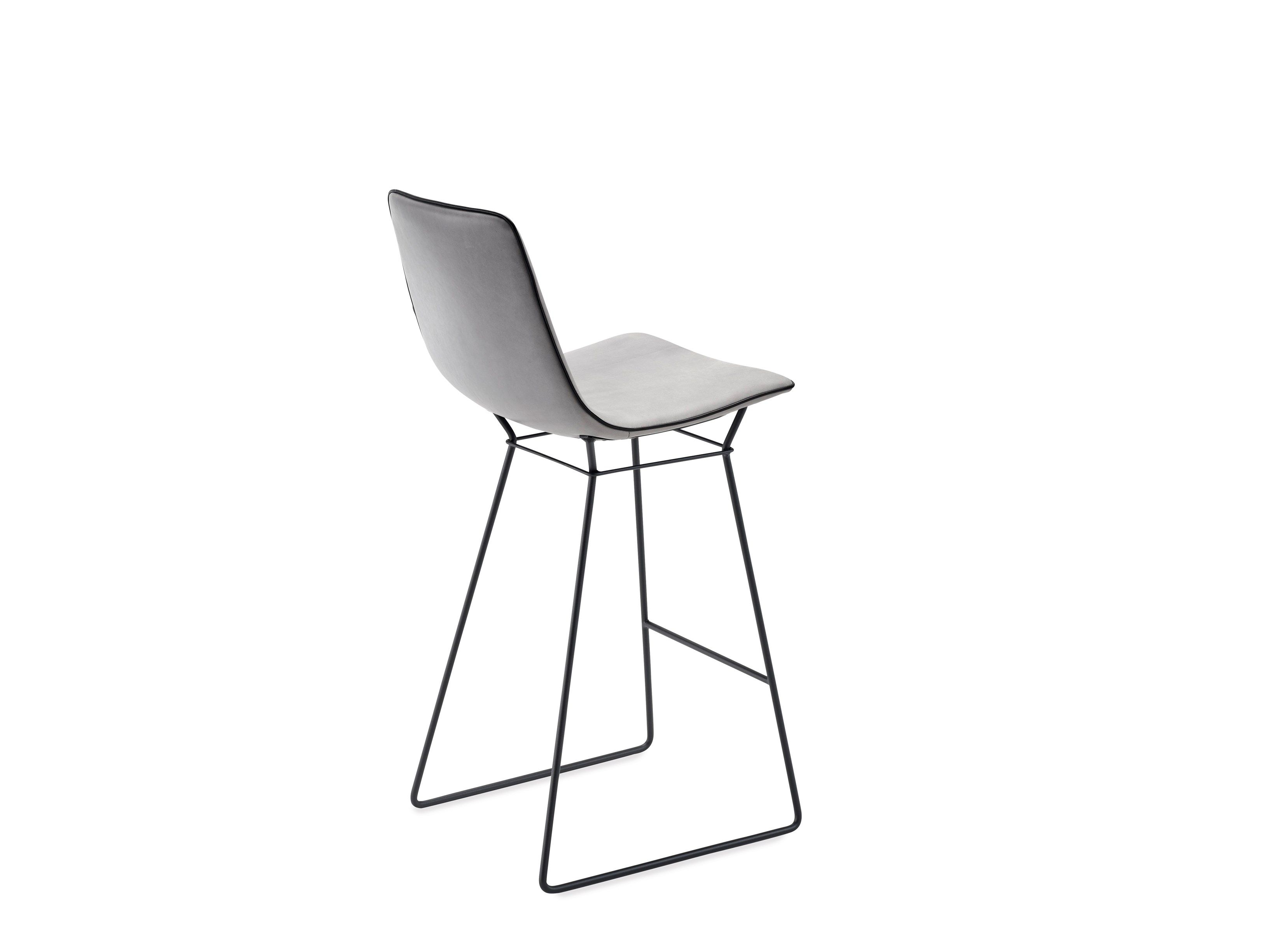 Высокий кожаный табурет Freifrau AMELIE COUNTER STOOL HIGH ARCH-00129073 - Вид №1