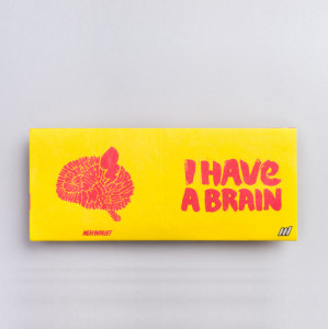 NW-053 Бумажник brain New wallet