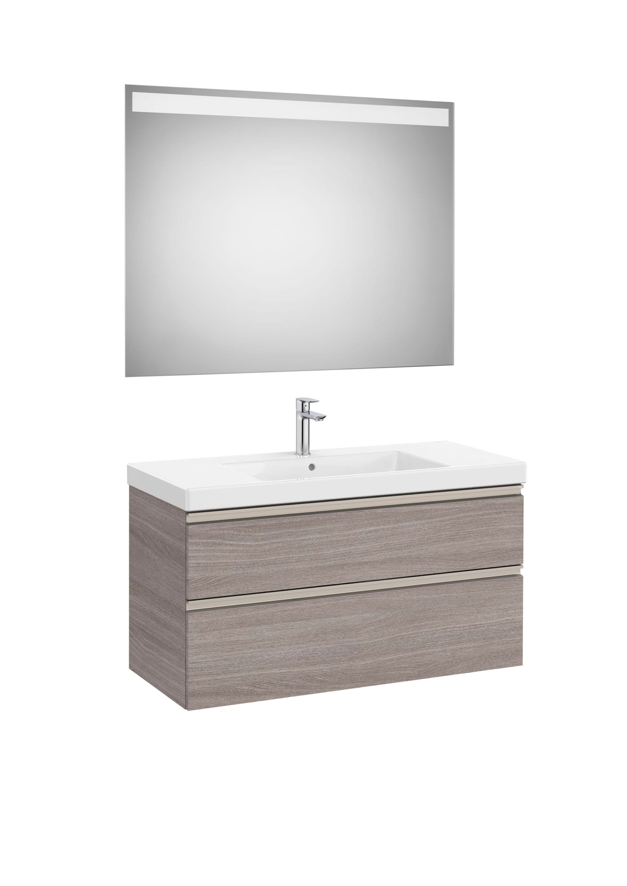 Деревянный шкаф для умывальника со встроенной раковиной Roca The Gap ARCH-00126948 - Вид №12