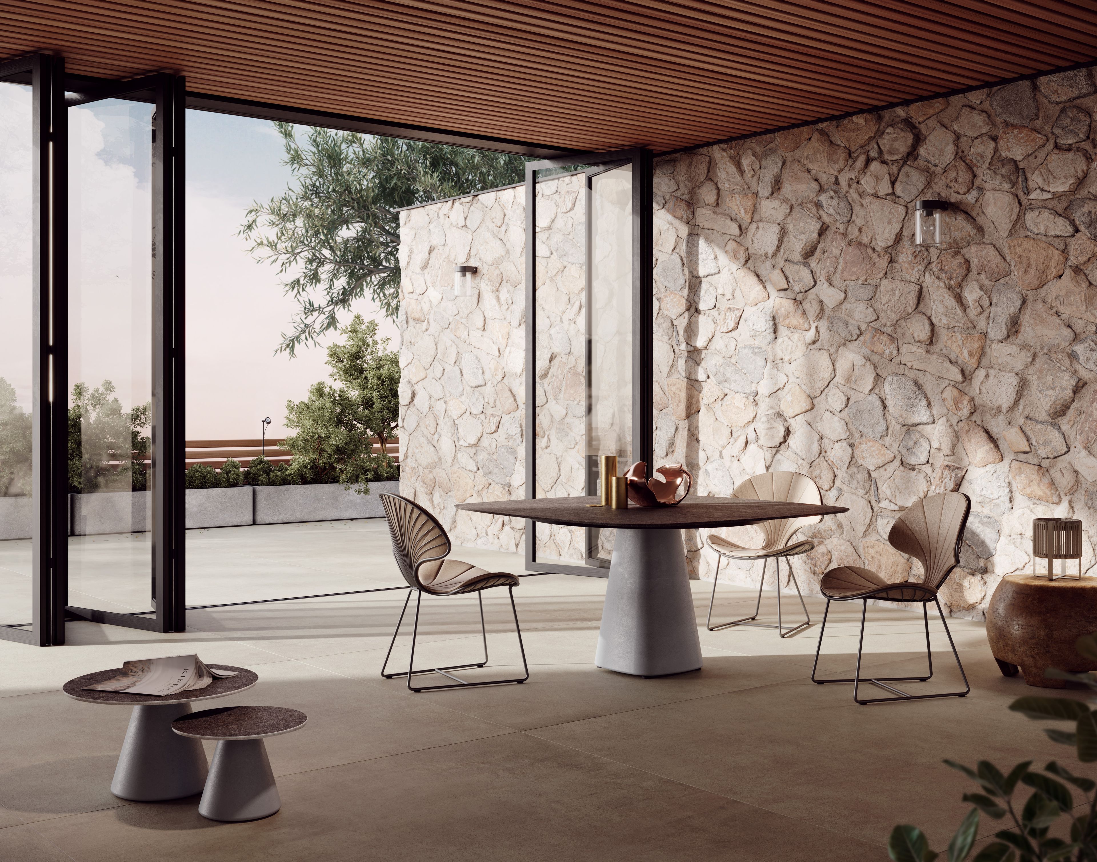 Стул для сада из нержавеющей стали Royal Botania Ostrea ARCH-00074456