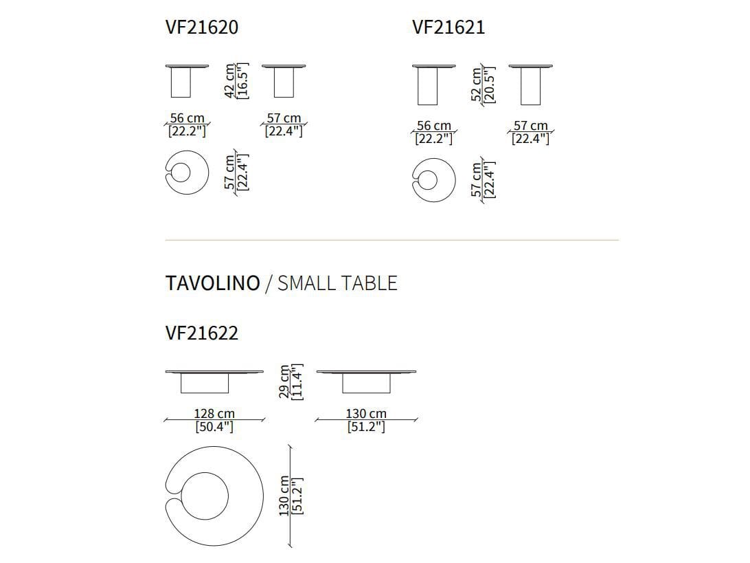 Журнальный столик из металла и мрамора Vittoria Frigerio LENI ARCH-00153117 - Вид №5