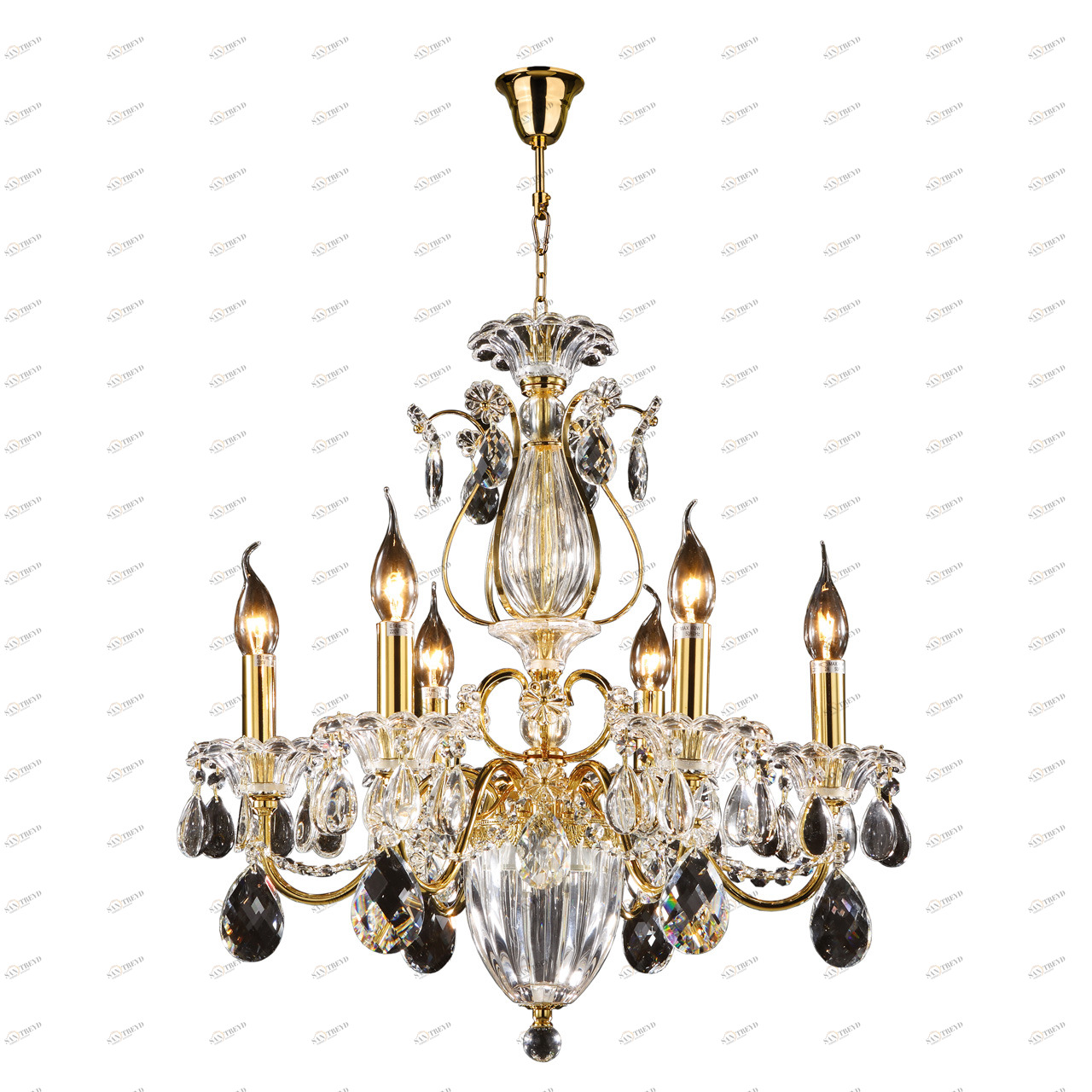 Подвесная люстра Lightstar Schon 790062 золото LIGHTSTAR ДИЗАЙНЕРСКИЕ, SCHON 059359 Золотой 