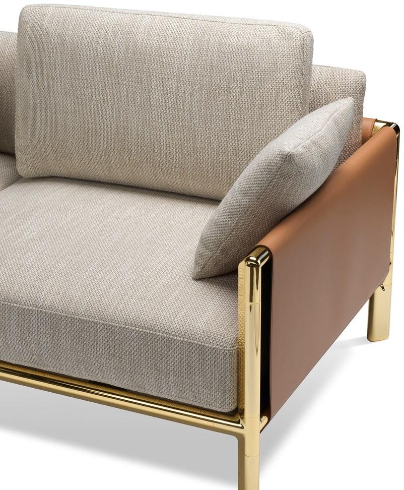 GHIDINI1961 2-х местный диван со съемным чехлом Frame sun-id-1440162 - Вид №3