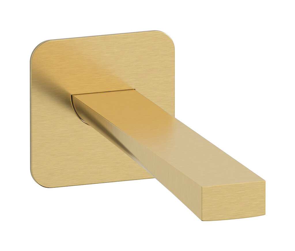 Настенный излив WE ARE IB wa200cs Brushed Gold Wave