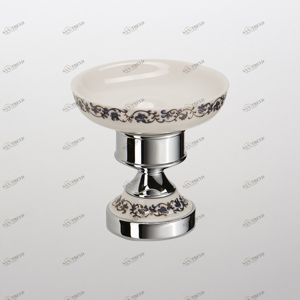 Мыльница керамика Schein (Германия) SAINE CHROME 7053007 sun-id-561663