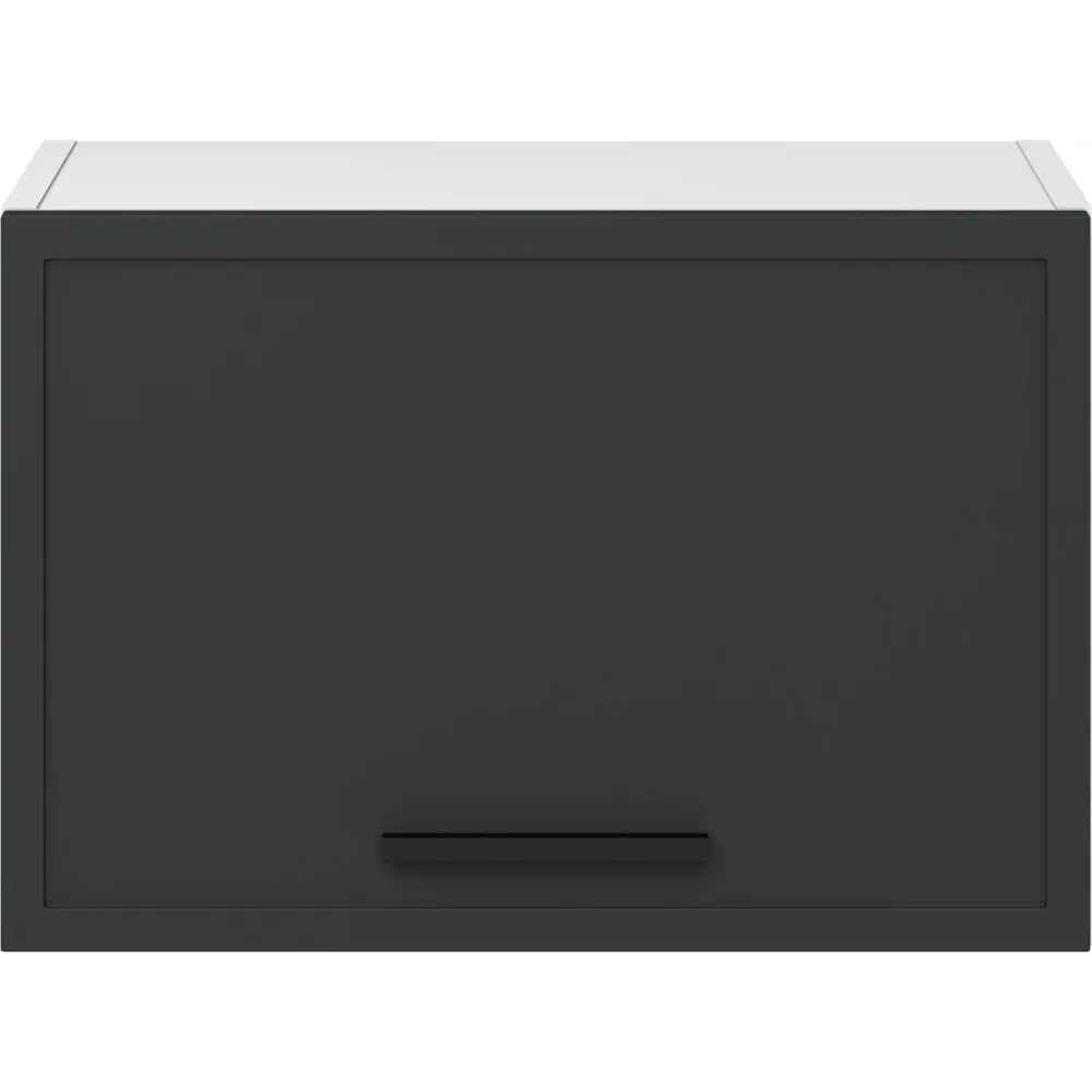 Кухонный шкаф навесной над вытяжкой Неро 50x33.8x29 см МДФ цвет графит DELINIA STLM-2077423 - Вид №2
