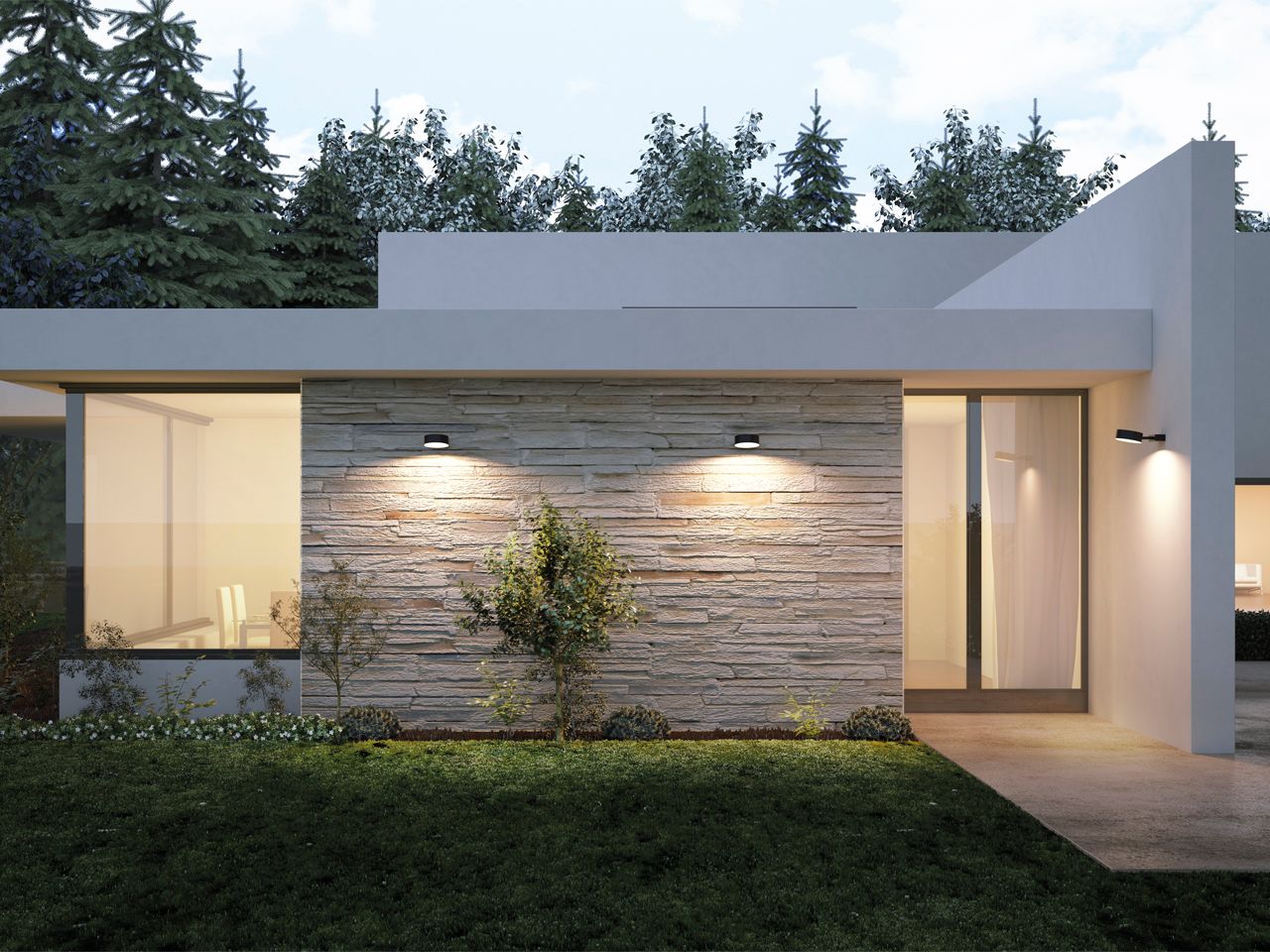 Латунь регулируемый настенный светодиодный наружный прожектор Aldo Bernardi Acelum ARCH-00058898 - Вид №2