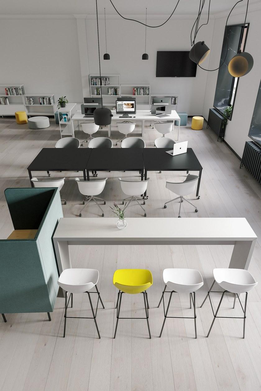 Grado Design Офисное кресло из полипропилена с 4-мя спицами на колесиках Queen Que-ch-03 - Вид №2