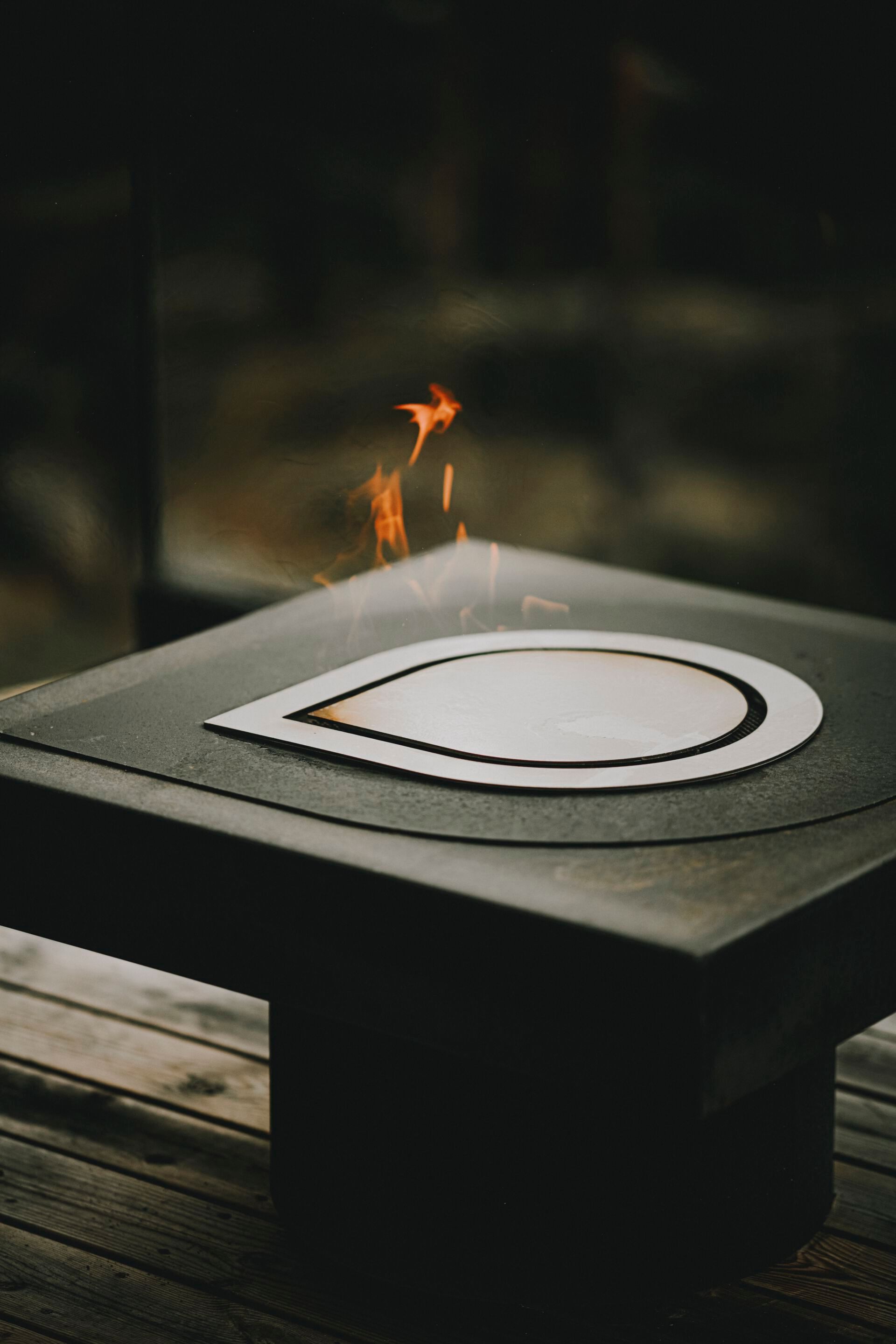 Камин из нержавеющей стали Drop DESIGN FIRE ARCH-00036201 - Вид №1