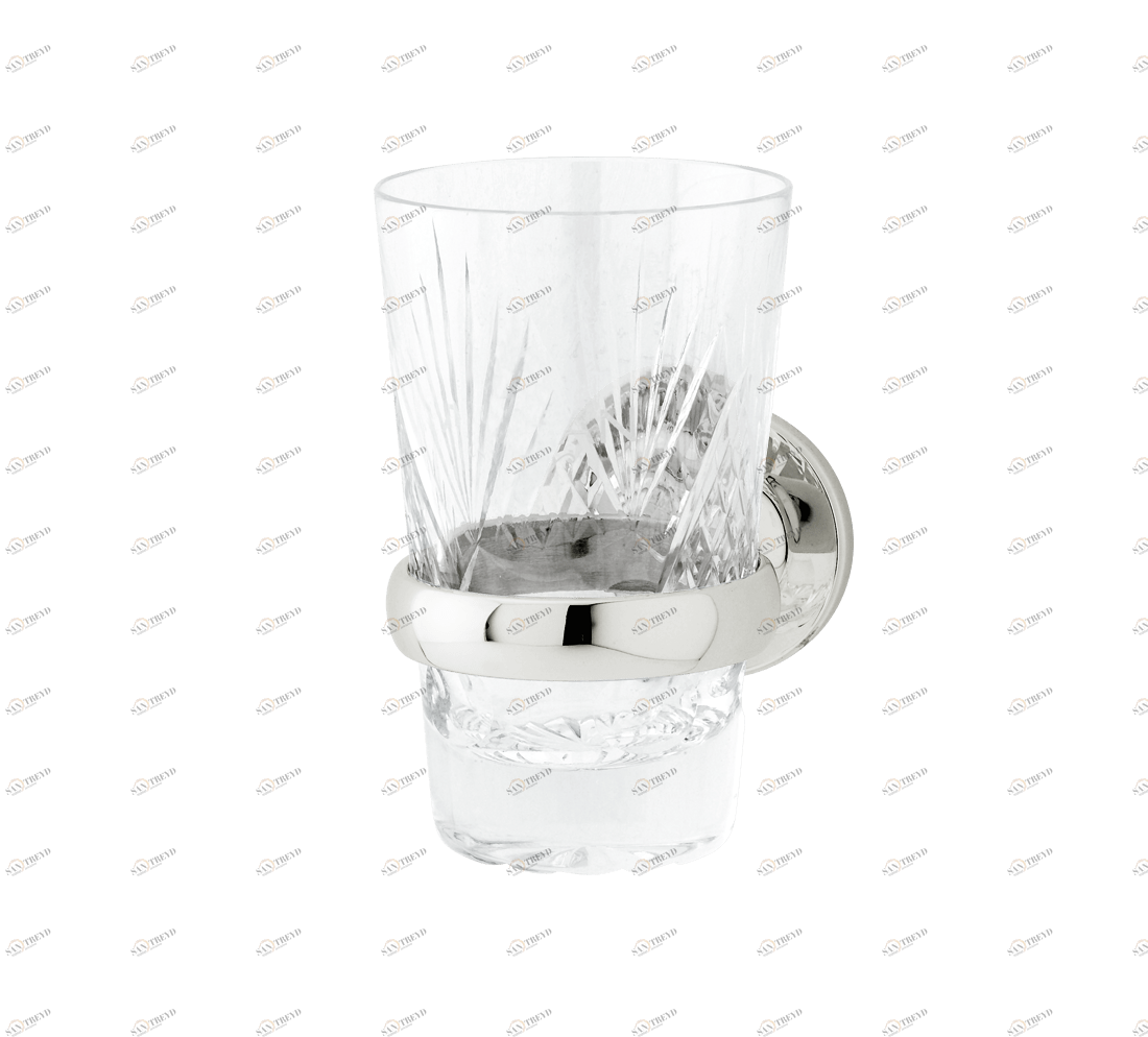 Gentry Home Держатель стакана с кристаллами Oxford Никель GH101302