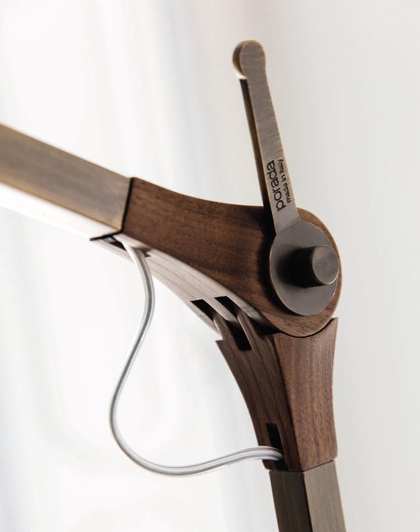 Porada Регулируемый торшер из латуни Iron sun-id-1365874 - Вид №1