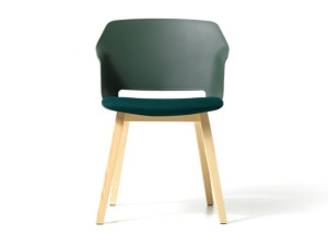 Стул из полипропилена со встроенной подушкой