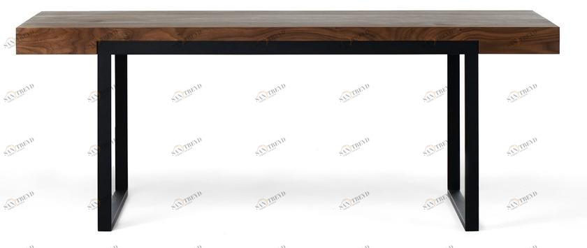 Milla & Milli Прямоугольный стол из массива дерева Offset sun-id-1349738