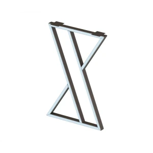 Подстолье для рабочей поверхности Лофт 85 см  Z-образное металл цвет белый