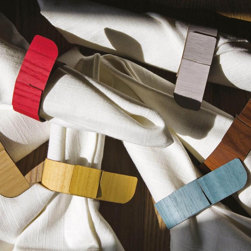 LIGNIS® Набор деревянных салфетниц из 6 предметов Nelumbo sun-id-1355603 - Вид №4