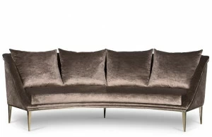 KOKET Изогнутый бархатный диван Geisha