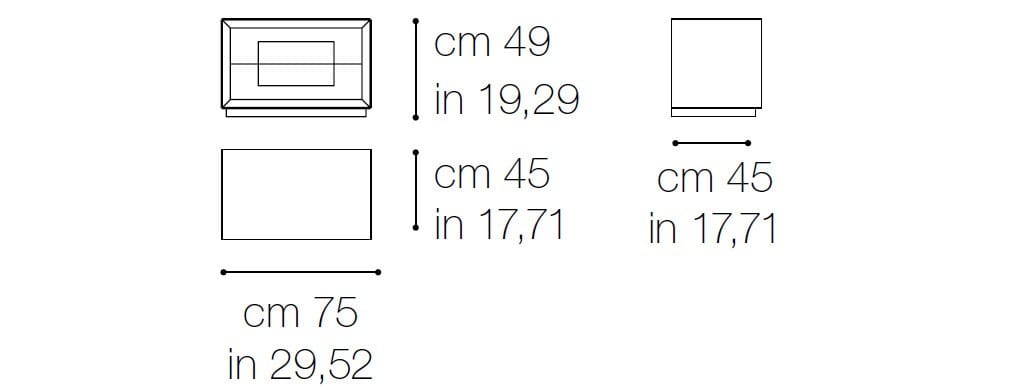 Тумбочка с ящиками Grilli ARCH-00029105 - Вид №2