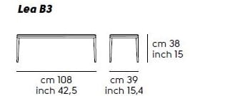 Скамейка из ткани и окрашенная стальная конструкция Midj ARCH-00143228 - Вид №4