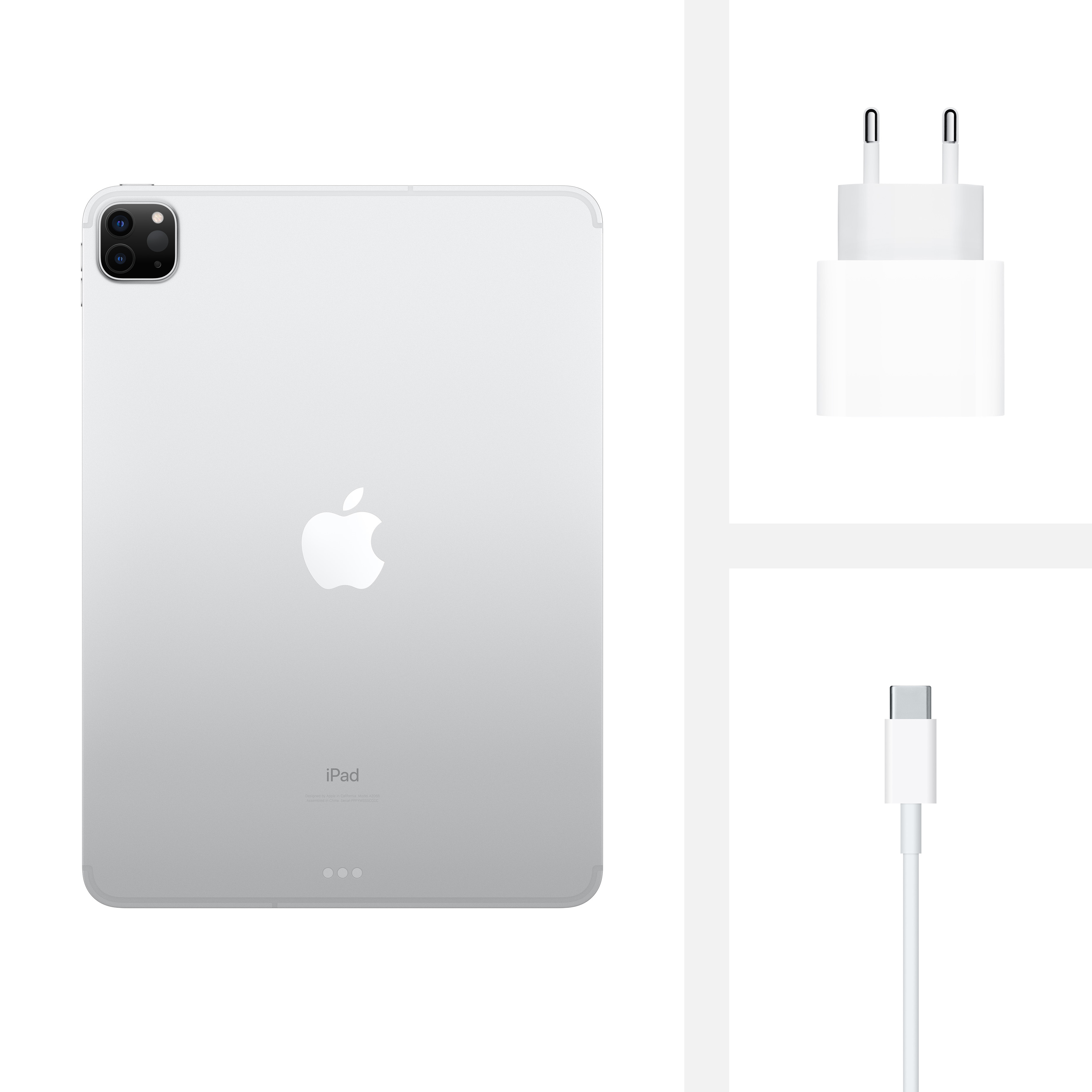 MXE72RU/A 11-inch ipad pro wi‑fi + cellular 512gb - silver Apple Santreyd  - Вид №10