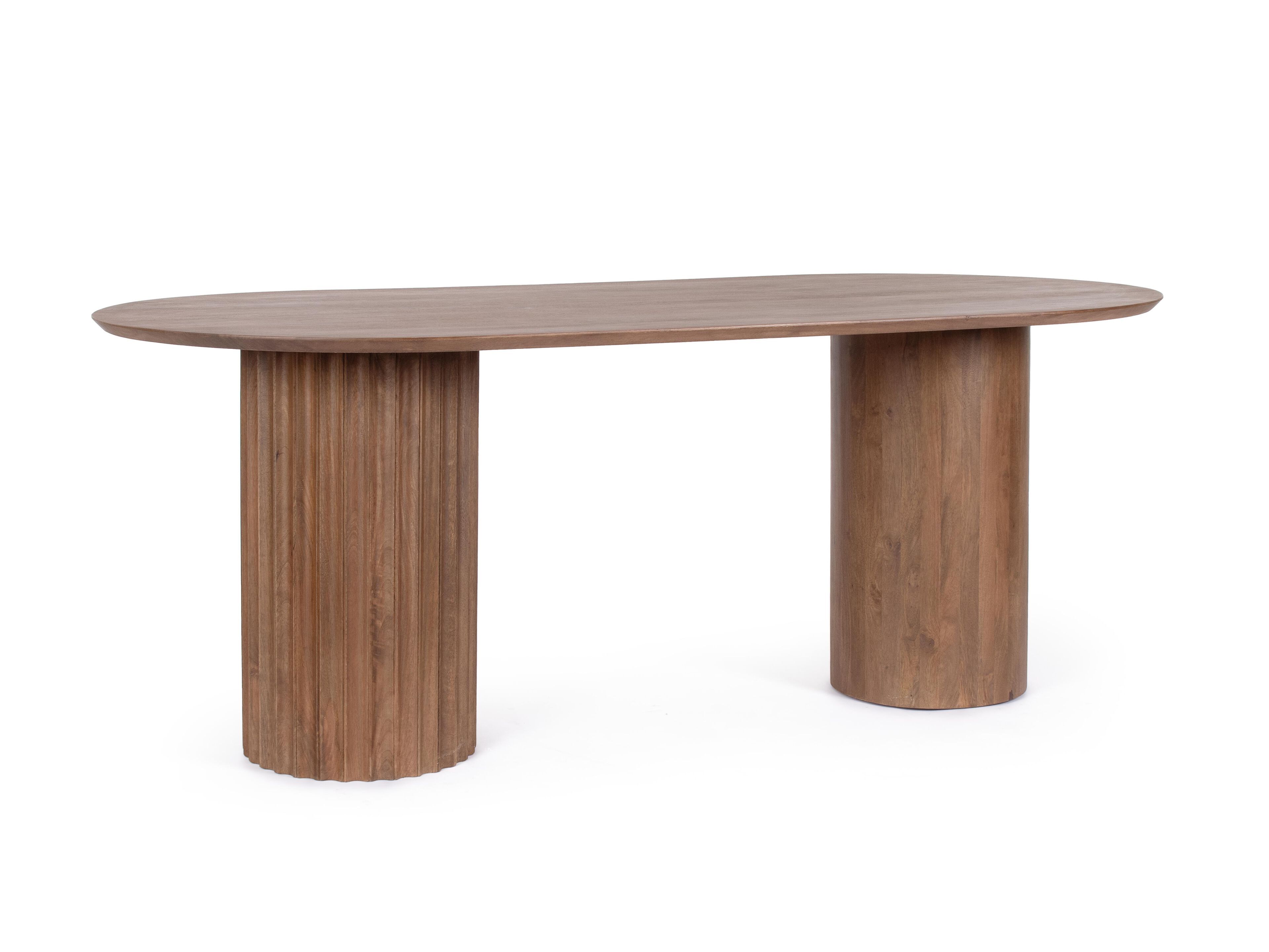 Овальный обеденный стол из манго BIZZOTTO Орисса ARCH-00126798