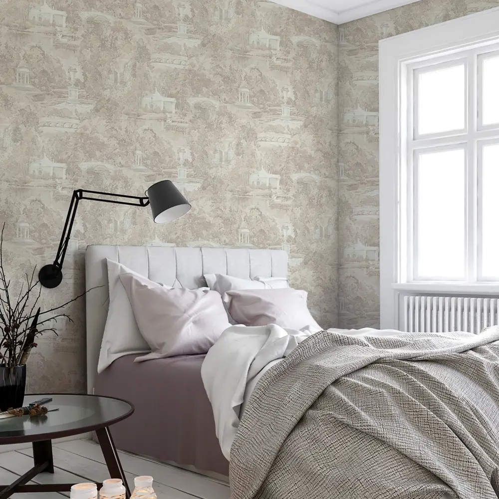 Обои флизелиновые Malex Design Garden бежевые 1.06 м 37274-3 82365785 STLM-2088993 МОСКОВСКАЯ ОБОЙНАЯ ФАБРИКА Garden view - Вид №2