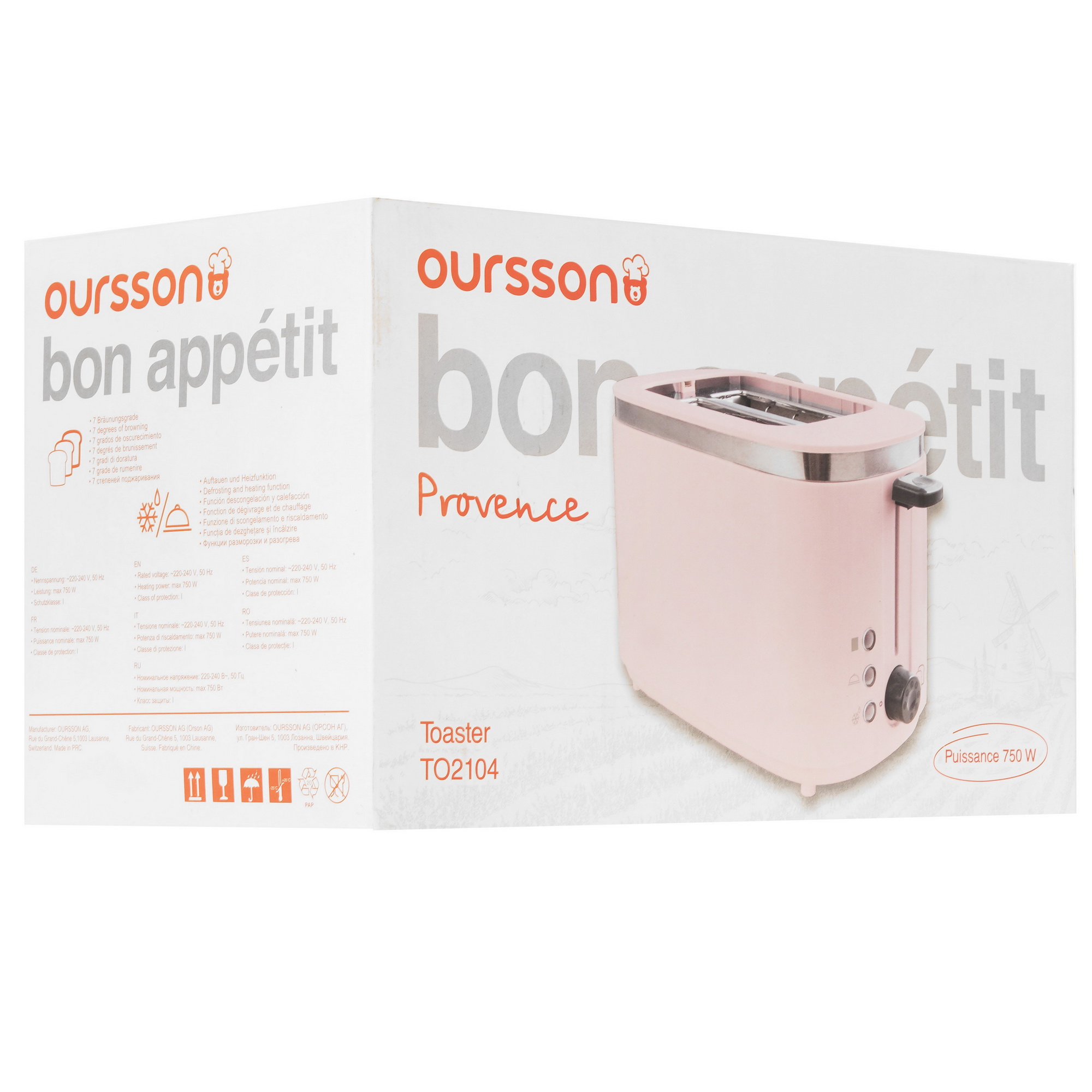 5368916 Тостер Oursson TO2104/PM зеленый STDN-0076959 - Вид №7